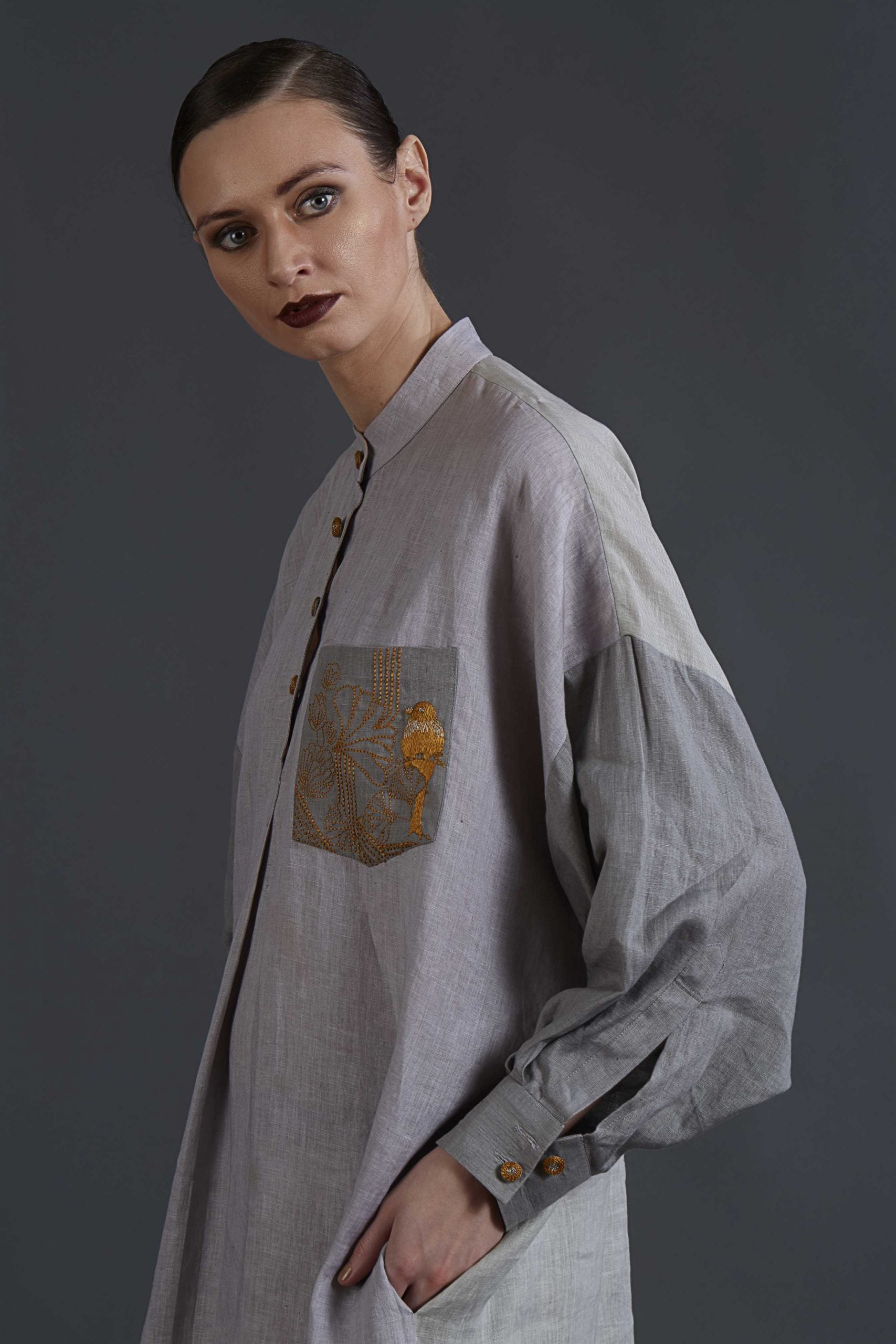 ASYMMETRICAL TUNIC TOP