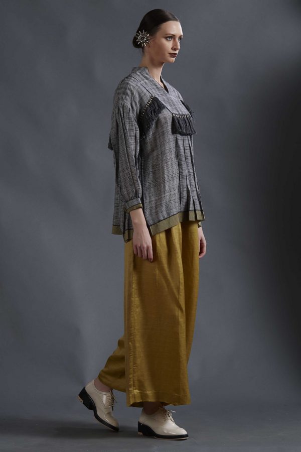 MUSTARD PALAZZO PANTS