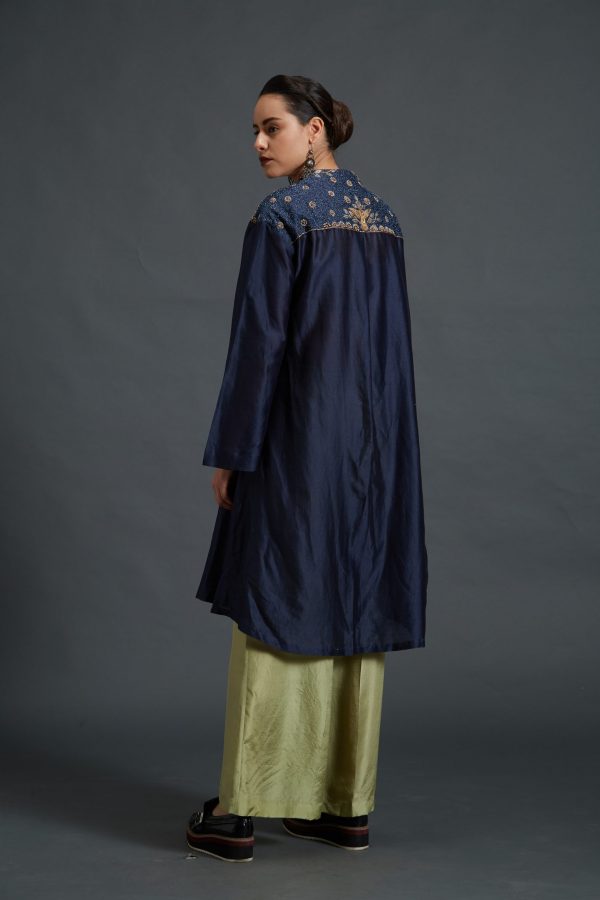 Habutai Silk Boxy Tunic & Habutai Silk Cropped Pants
