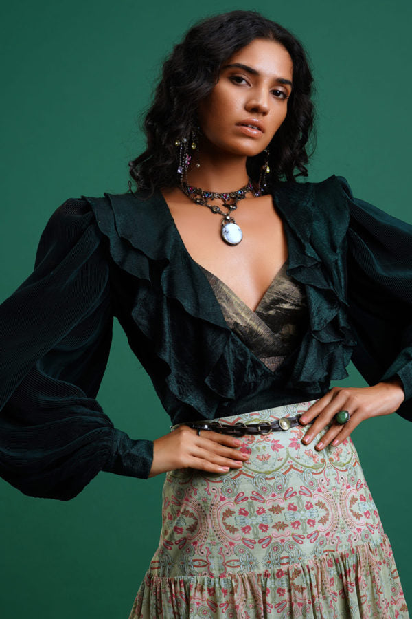 FOREST – BLOUSE & BRALETTE