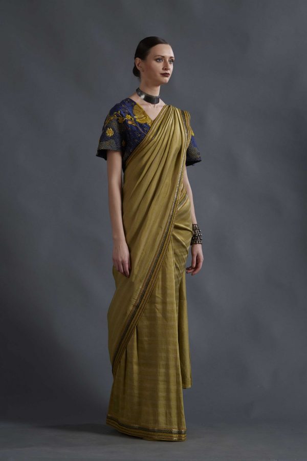 MUSTARD SAREE