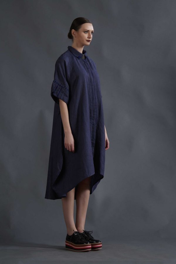 COCOON KNEE LENGTH DRESS