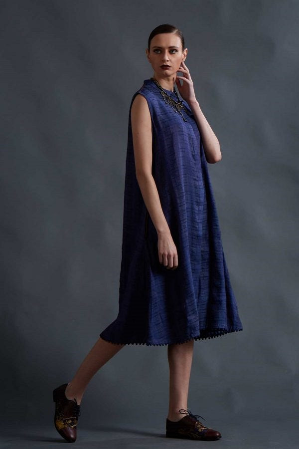 SLEEVELESS SHIRT DRESS