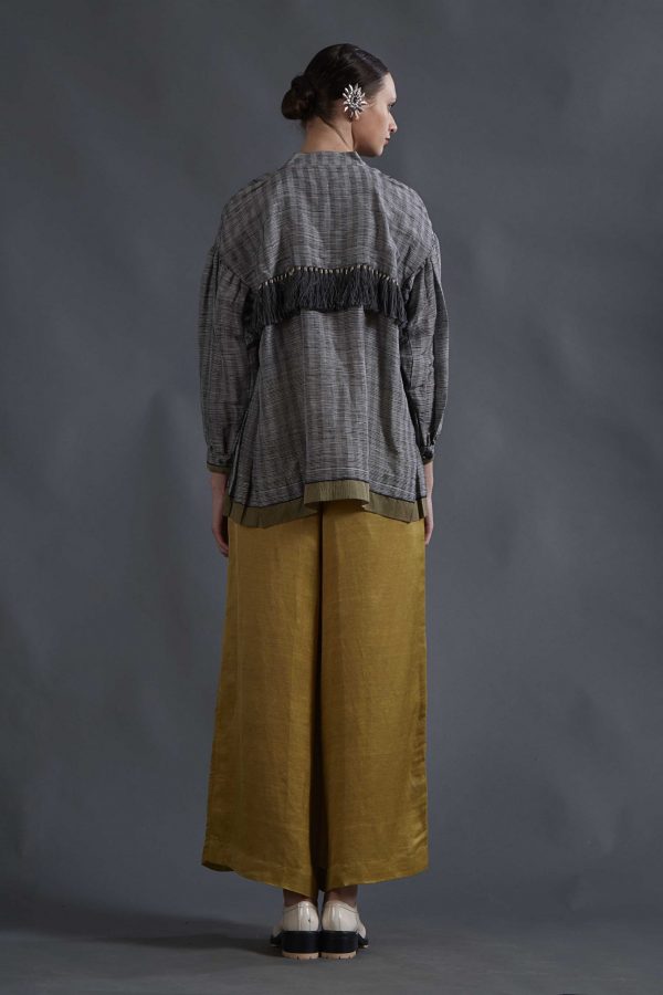 MUSTARD PALAZZO PANTS