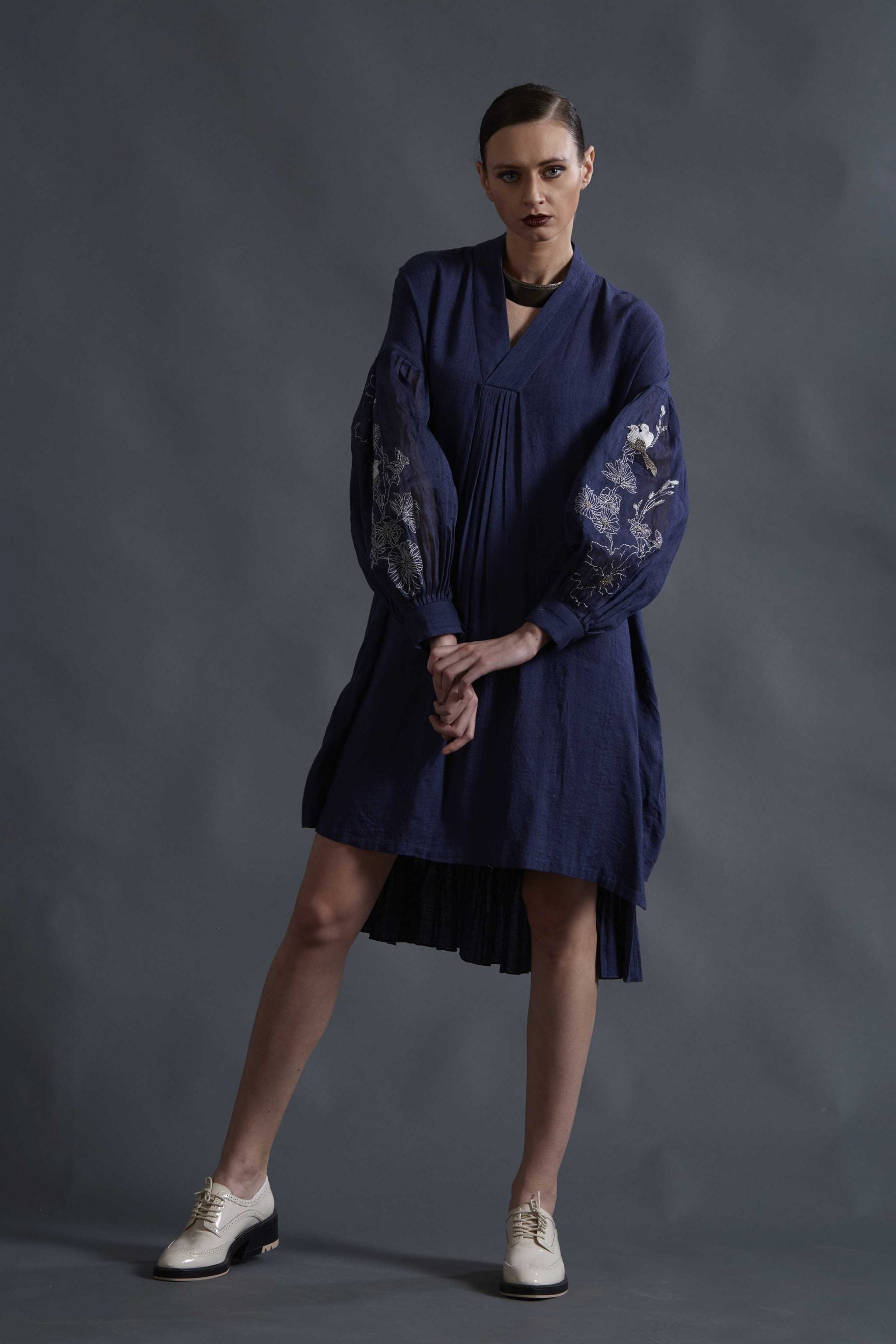 BALLOON SLEEVE DRESS