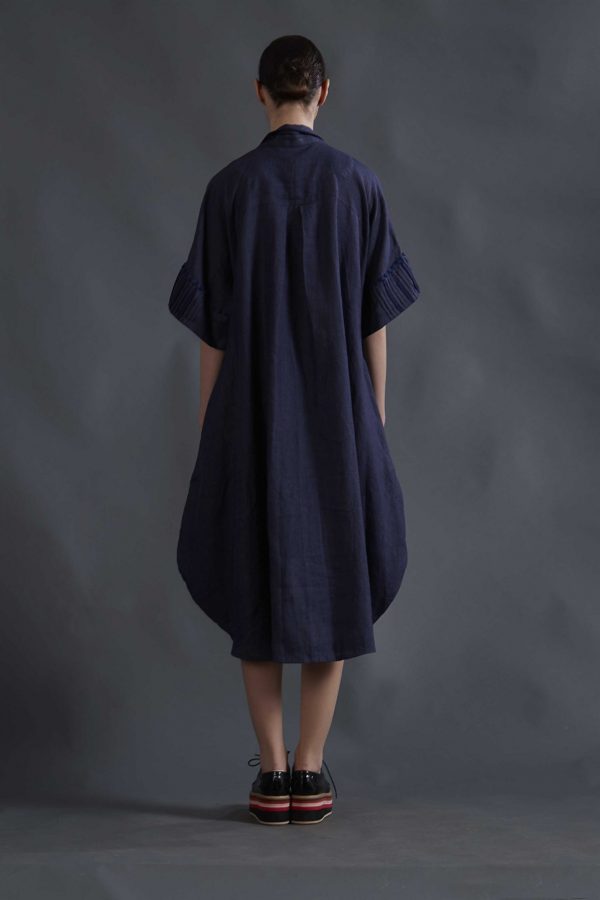 COCOON KNEE LENGTH DRESS