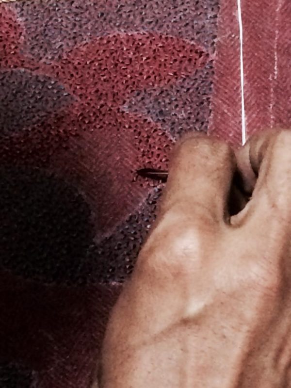 Pure Wool Jacket with Placement Embroidery