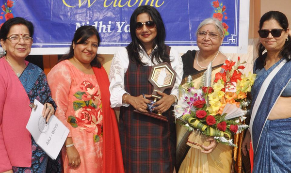 Fashion designer Nidhi Yasha inspires young minds at St Joseph’s Convent alumni meet