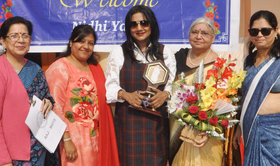 Fashion designer Nidhi Yasha inspires young minds at St Joseph’s Convent alumni meet