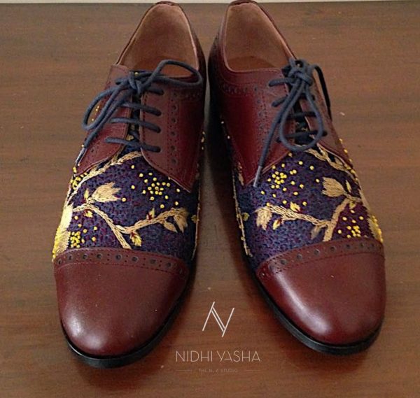 Embroidered Brogues