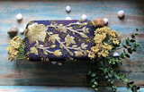 Magnolia Embroidered Clutch