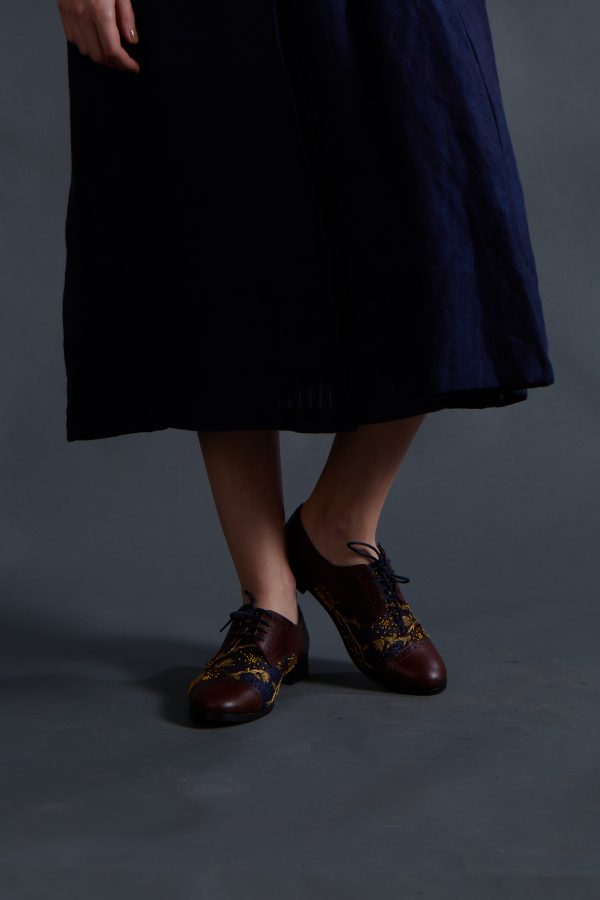 Embroidered Brogues