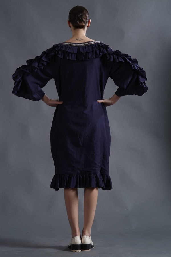 Knee Length Frill Dress